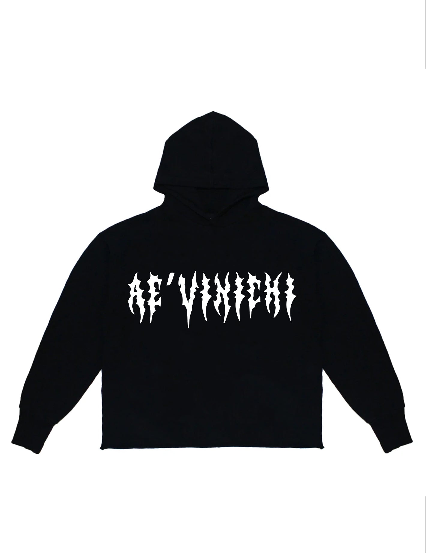 Hoodie White Outline