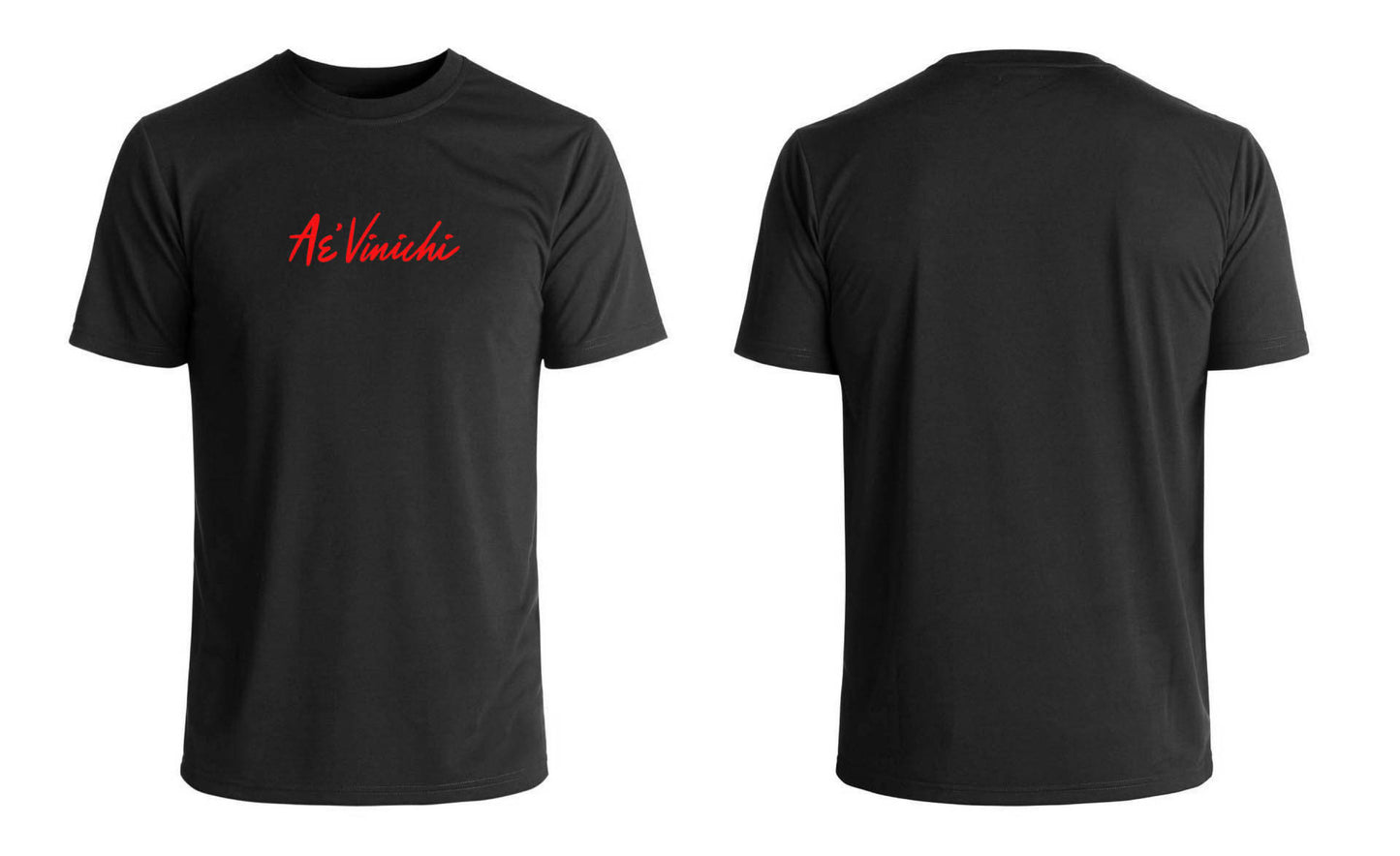 Black Shirt Red Logo